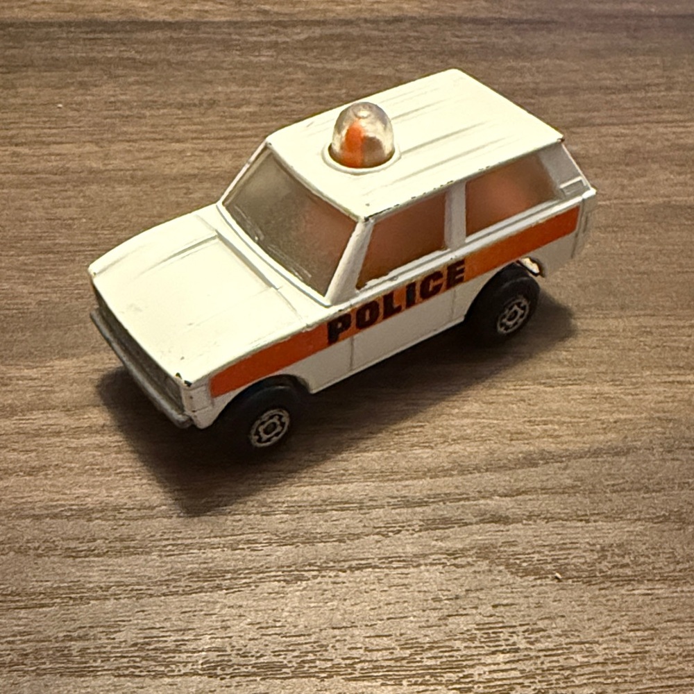 Matchbox Rolamatics No. 20 Police Patrol diecast vehicle.